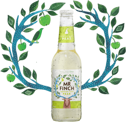 Mr. Finch Pear Cider with Antlers